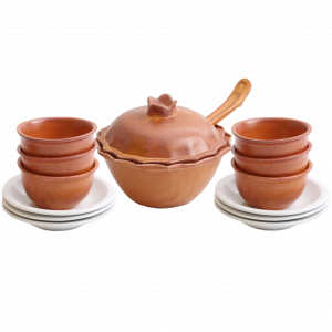 Service-a-table-en-céramique-15-pièces-marron Service-a-table-en-céramique-15-pièces-marron